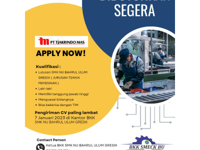 LOWONGAN PT TJAKERINDO